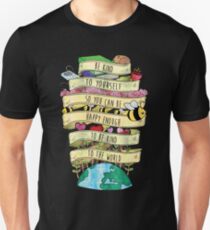 Be Kind to Yourself Misha Collins Quote- Color Unisex T-Shirt