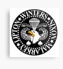 Band of Brothers Crest Metal Print