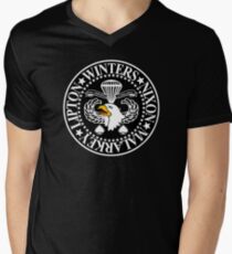 Band of Brothers Crest Men's V-Neck T-Shirt