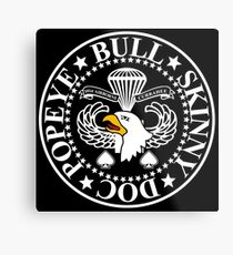 Band of Brothers Crest Metal Print