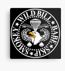 Band of Brothers Crest Metal Print