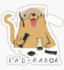 lab-rador Sticker