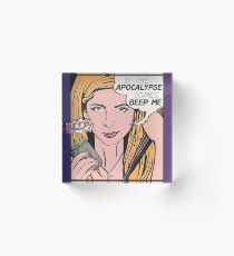 Pop Art Slayer Acrylic Block