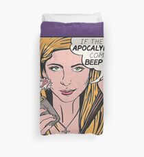 Pop Art Slayer Duvet Cover