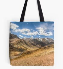 Mountain View from the Pamir Highway, Tajikistan Tote Bag