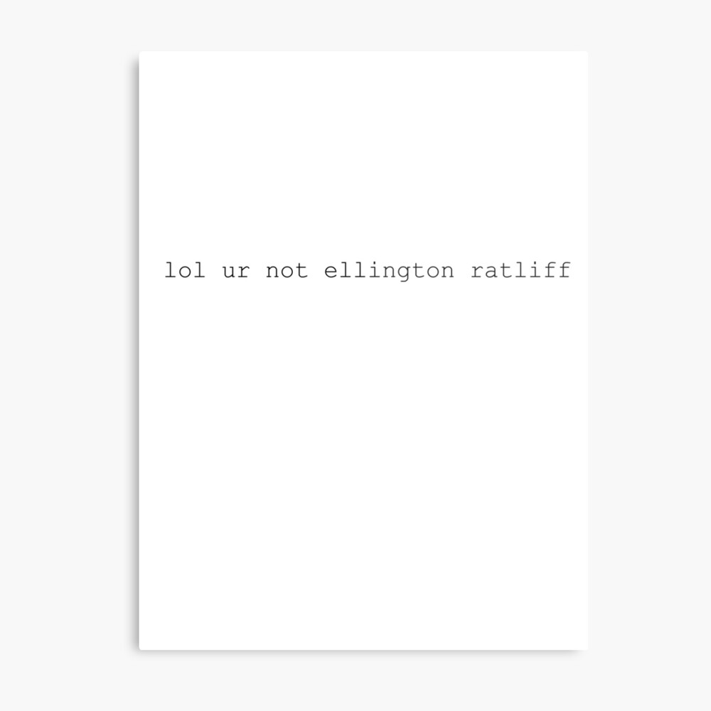lol ur nicht ellington ratliff Metallbild