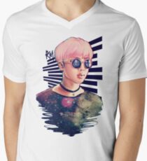 Camiseta para hombre de cuello en v Kim todos los días