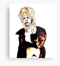 Courtney Love Smoking Metal Print