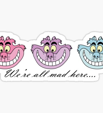 Cheshire Cat: Stickers | Redbubble