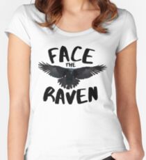 Face the Raven Women's Fitted Scoop T-Shirt