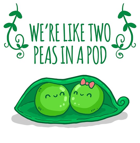 "Two peas in a pod" Posters by Orce Vasilev Redbubble