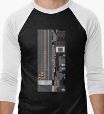 Camiseta ¾ bicolor para hombre New York Street Illustration