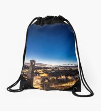 sunset at the village Drawstring Bag