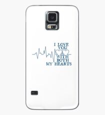 Nerd Valentines: Both my hearts. Case/Skin for Samsung Galaxy