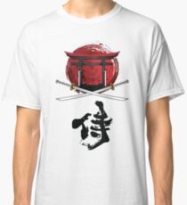 Samurai Katana Tori gate Kanji Classic T-Shirt
