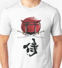 Samurai Katana Tori gate Kanji Unisex T-Shirt