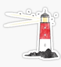 Abgenutzter Leuchtturm Sticker