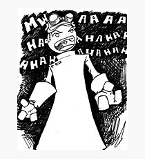 Doctor Horrible - Non Transparent Evil Laugh Photographic Print