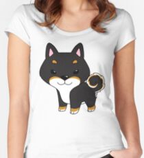 BT Shiba Inu Tailliertes Rundhals-Shirt