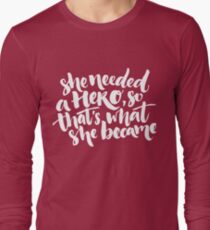 Feminism quote Long Sleeve T-Shirt