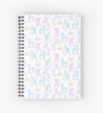 Cuaderno de espiral Kawaï fawn pattern