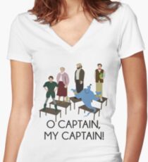 Robin Williams Tribute Women's Fitted V-Neck T-Shirt