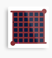 The Witness Red Ship Door Metal Print