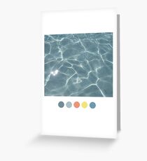 Water Aesthetic Greeting Card