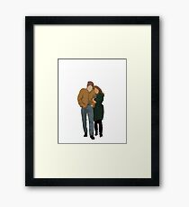 Minimalist Freewheelin' Bob Dylan Framed Print