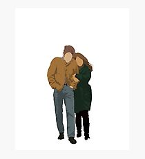 Minimalist Freewheelin' Bob Dylan Photographic Print