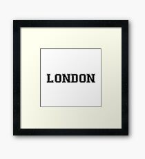LONDON city merchandise! Framed Print