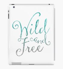 Wild and Free in Sea Storms iPad Case/Skin