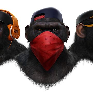 Monkey Sticker by 9713.online for iOS & Android