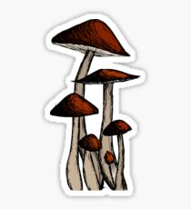 Mushroom Family Sticker