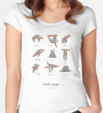 Sloth Yoga - The Definitive Guide Women's Fitted Scoop T-Shirt