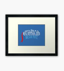 Mr Stay Puft Marshmallow Man Framed Print