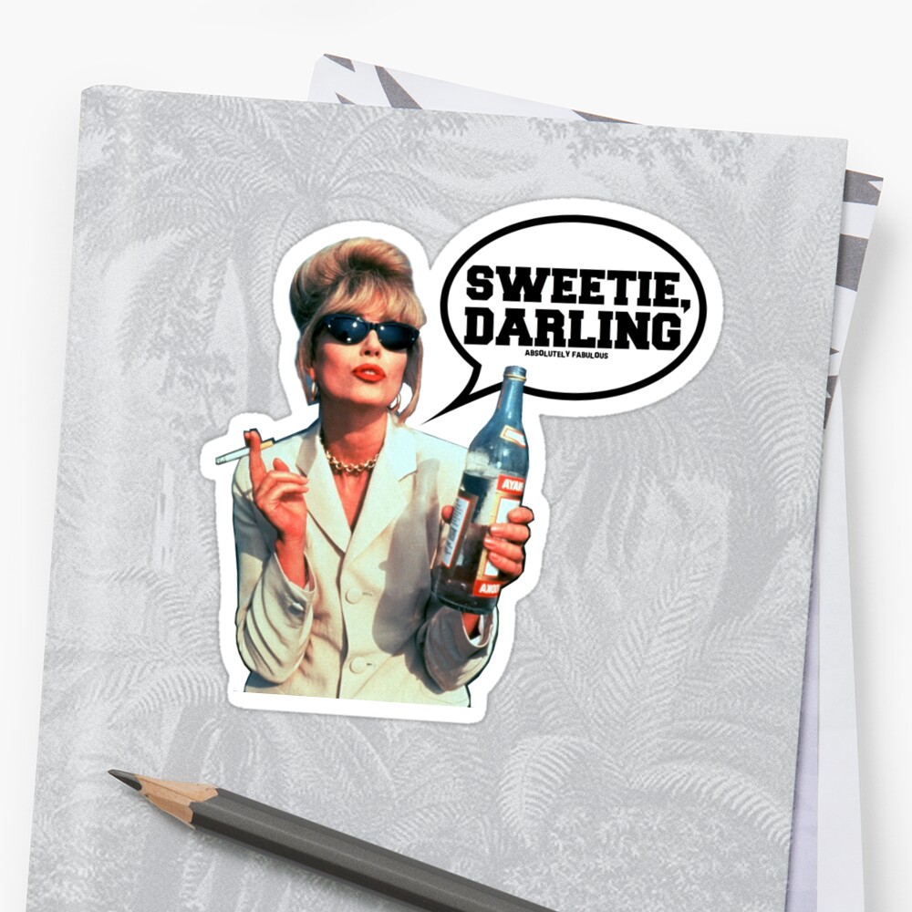 Absolutely Fabulous Sweetie Darling Patsy Sticker By Ieuanothomas22 Redbubble 0621