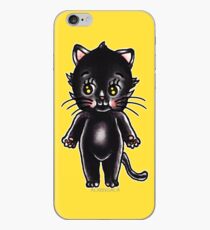 Black Cat Kewpie iPhone Case