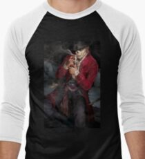 Camiseta ¾ bicolor para hombre El demonio de Goodneighbor