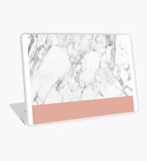 Coral Marble Laptop Skin
