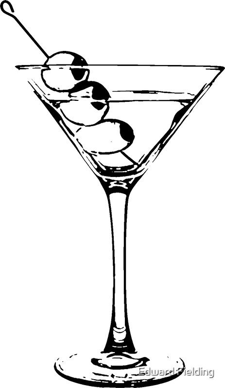 Martini Glass: Stickers | Redbubble