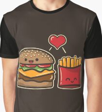 Burger and Fries Graphic T-Shirt