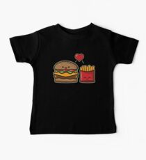 Burger and Fries Baby Tee