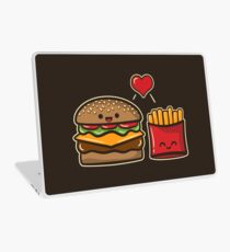 Burger und Pommes Laptop Folie