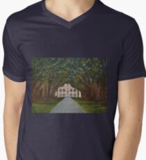 Oak Alley Plantation Men's V-Neck T-Shirt