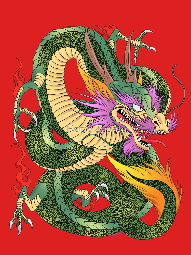 "colorful Japanese dragon Shenlong " Unisex T-Shirt by ...