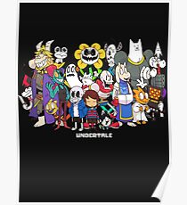 Undertale - All characters Poster