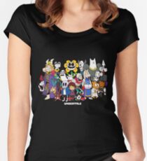 Undertale - All characters Women's Fitted Scoop T-Shirt