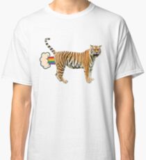 Giant Realistic Flying Tiger Classic T-Shirt