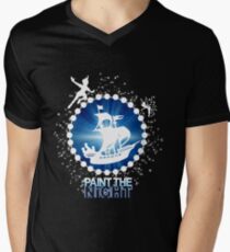 Paint the Night - Second Star to the Right Men's V-Neck T-Shirt